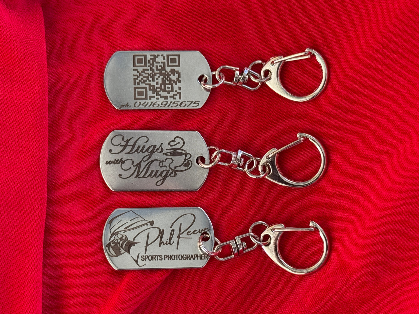 Business QR Key tags. Please get in contact on how to order.