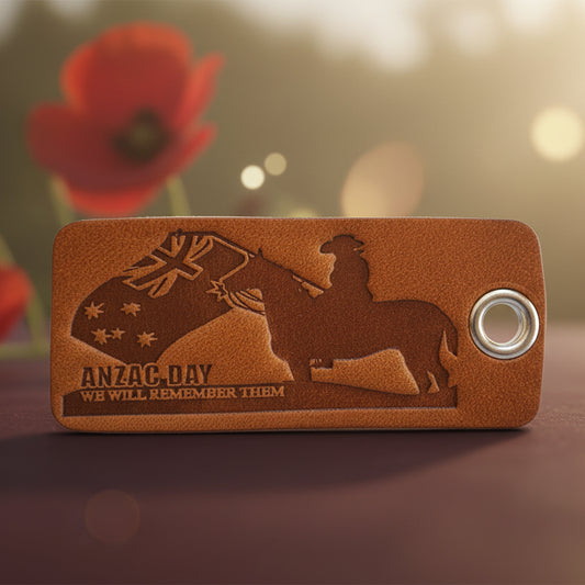 Anzac keytag rectangular