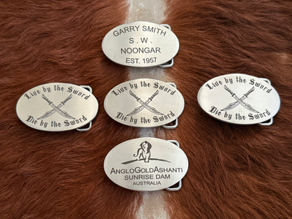 Custom Stainless steel belt buckle  Please get in contact on how to order.