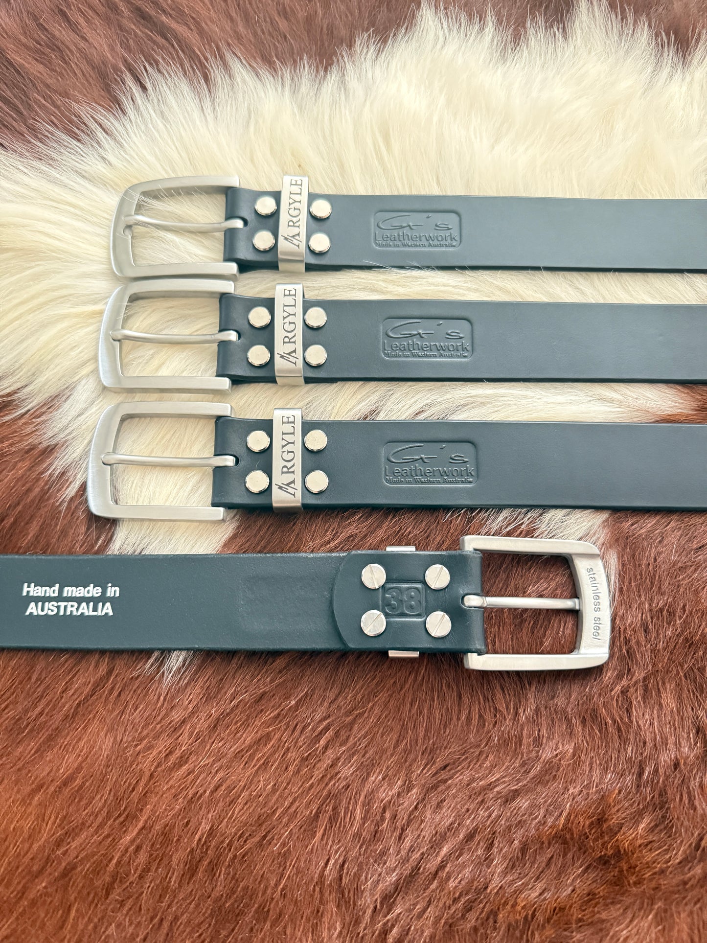 Argyle belts