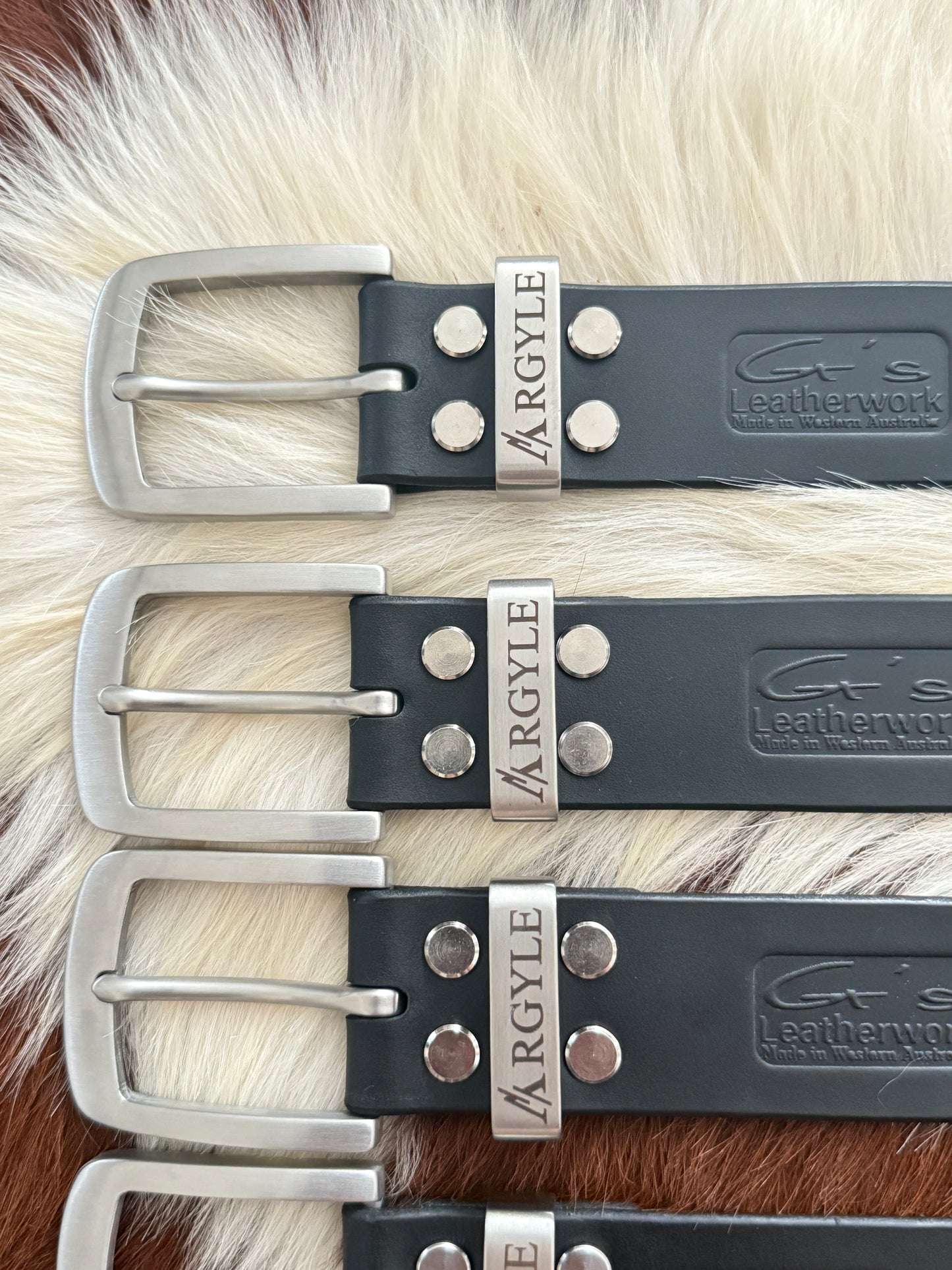 Argyle belts