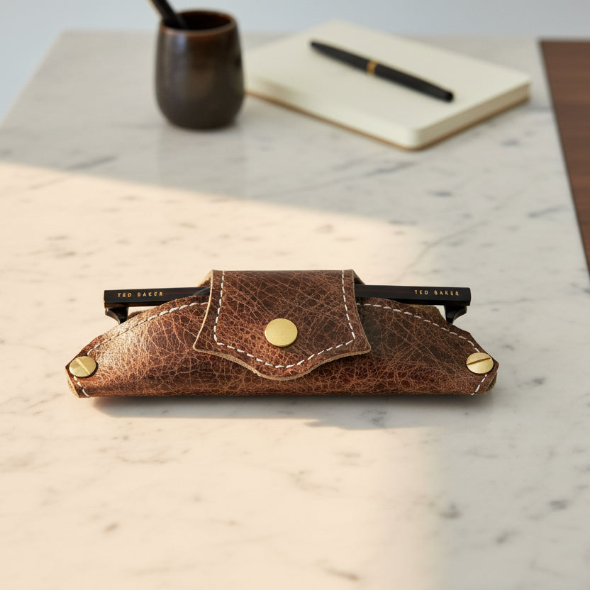 Leather Reading Glasses case