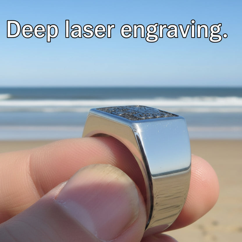 Family crest ringsStainless steel rings