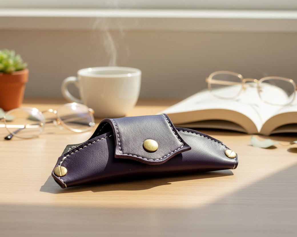 Leather Reading Glasses case