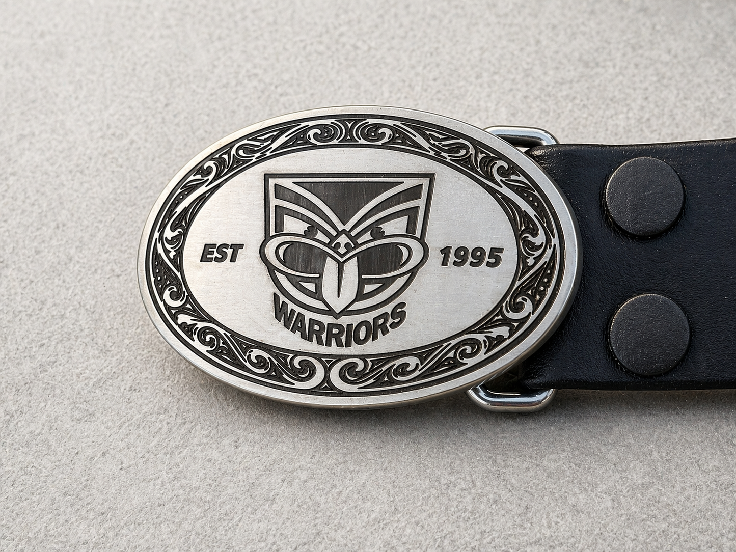Warriors Belt & Buckle