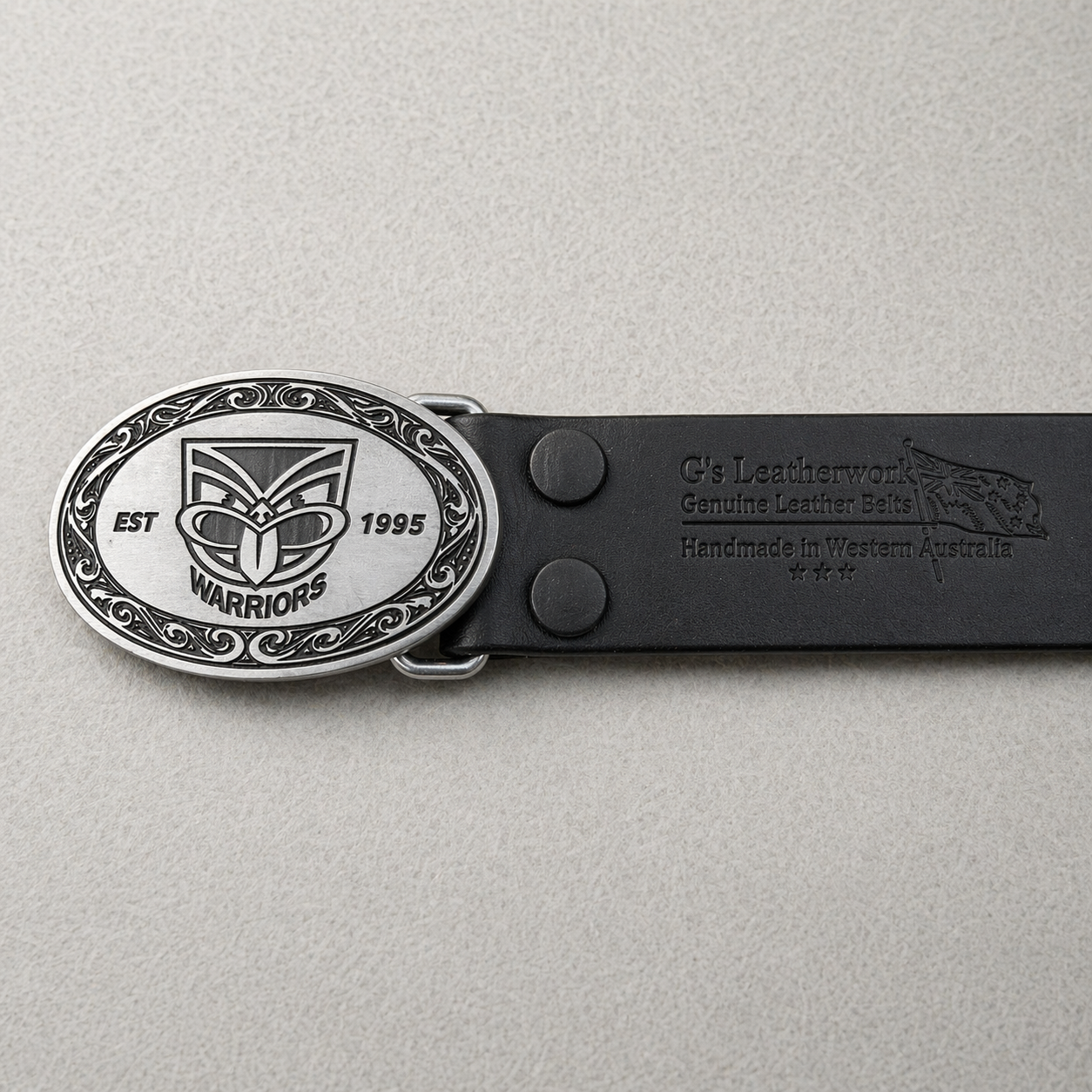 Warriors Belt & Buckle