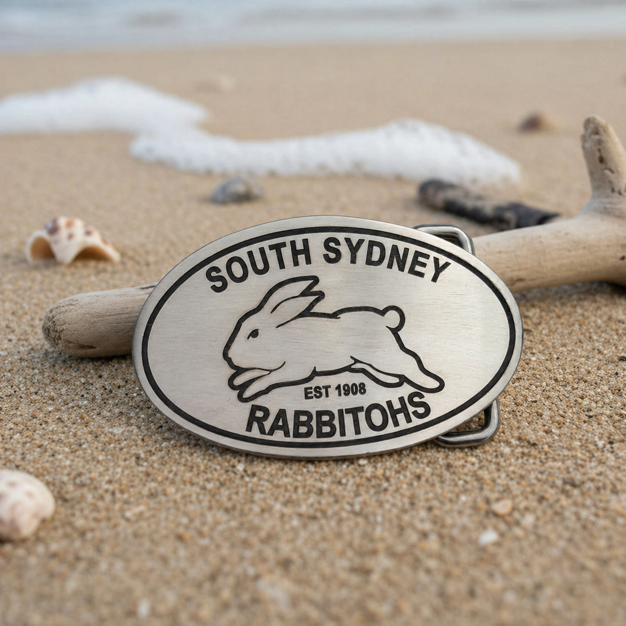 Rabbitohs Belt & Buckle