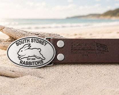 Rabbitohs Belt & Buckle