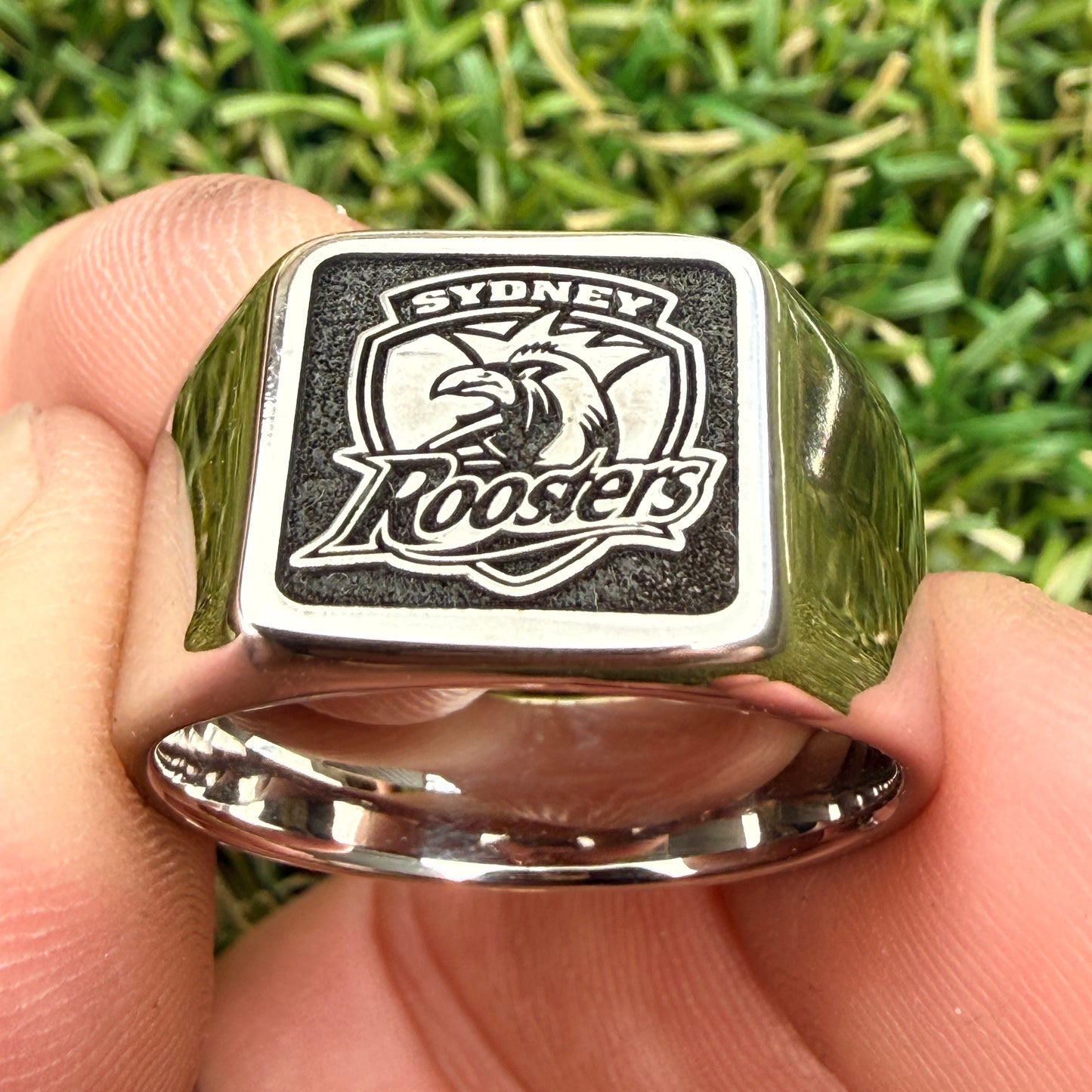Rugby NRL Stainless steel rings