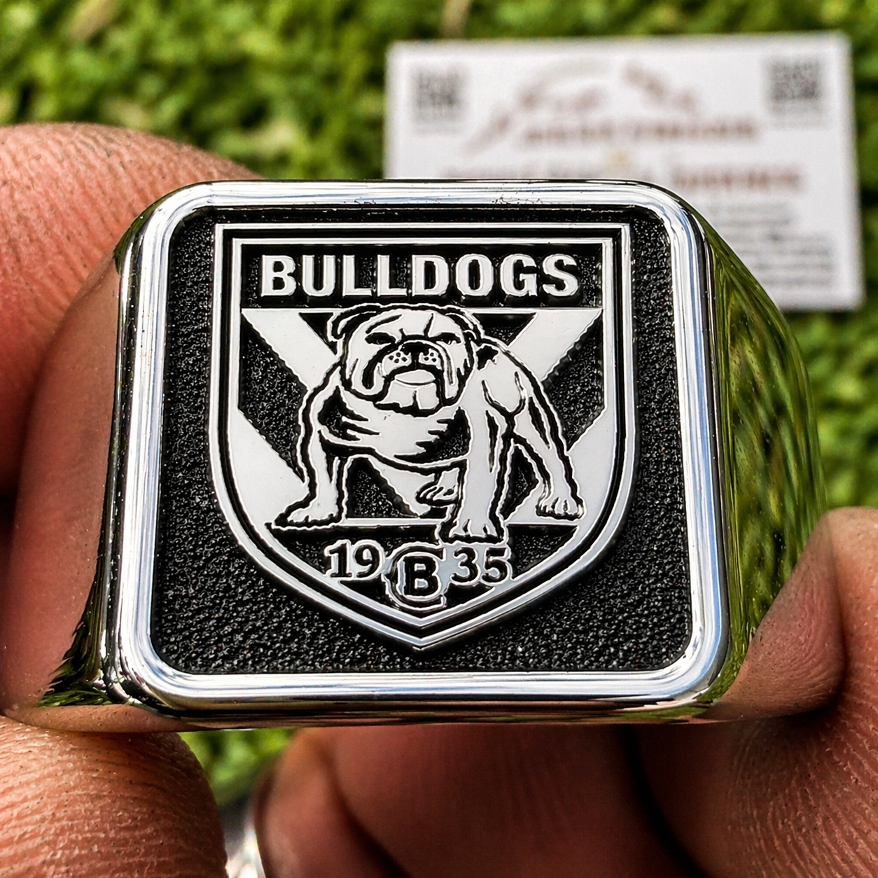 Rugby NRL Stainless steel rings