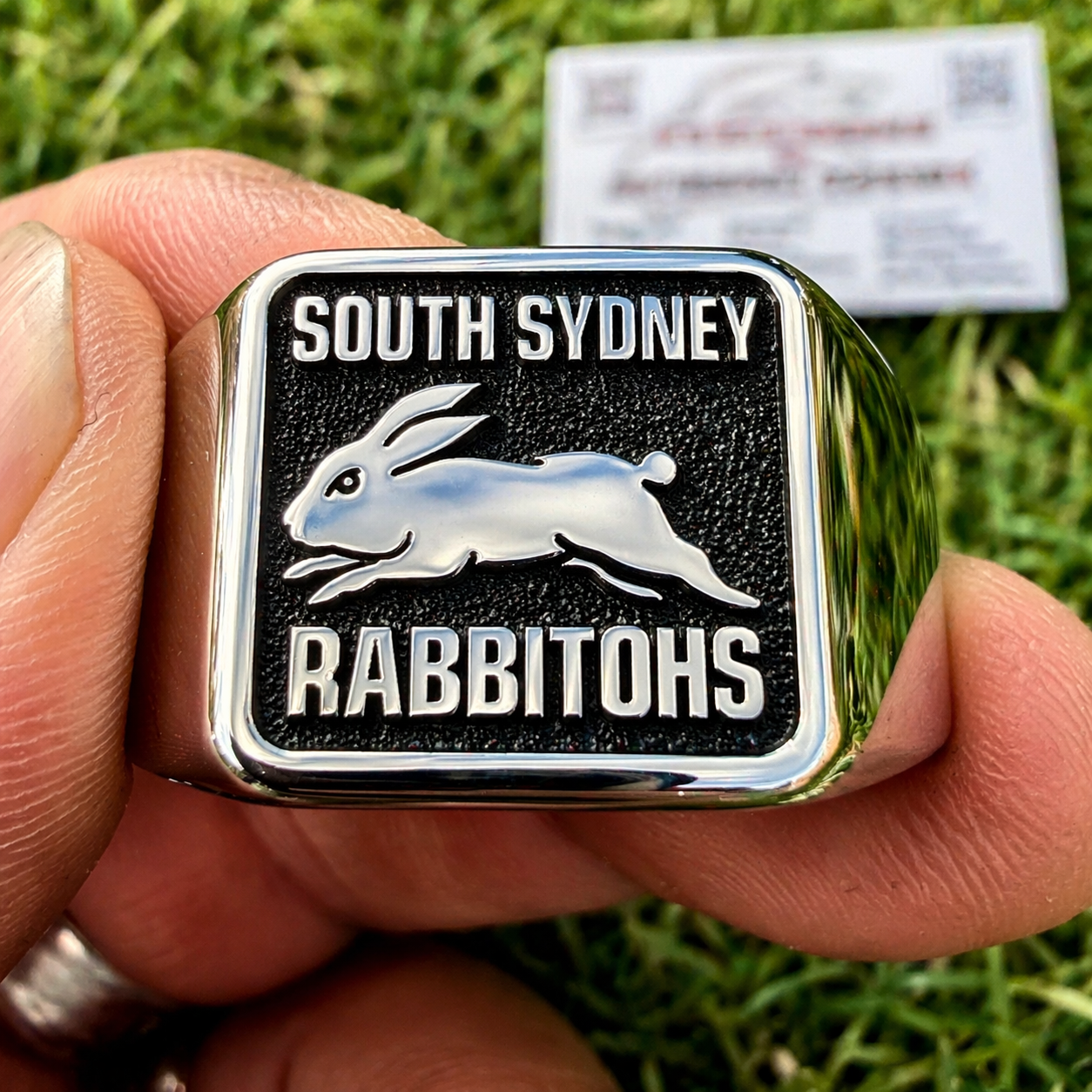 Rugby NRL Stainless steel rings