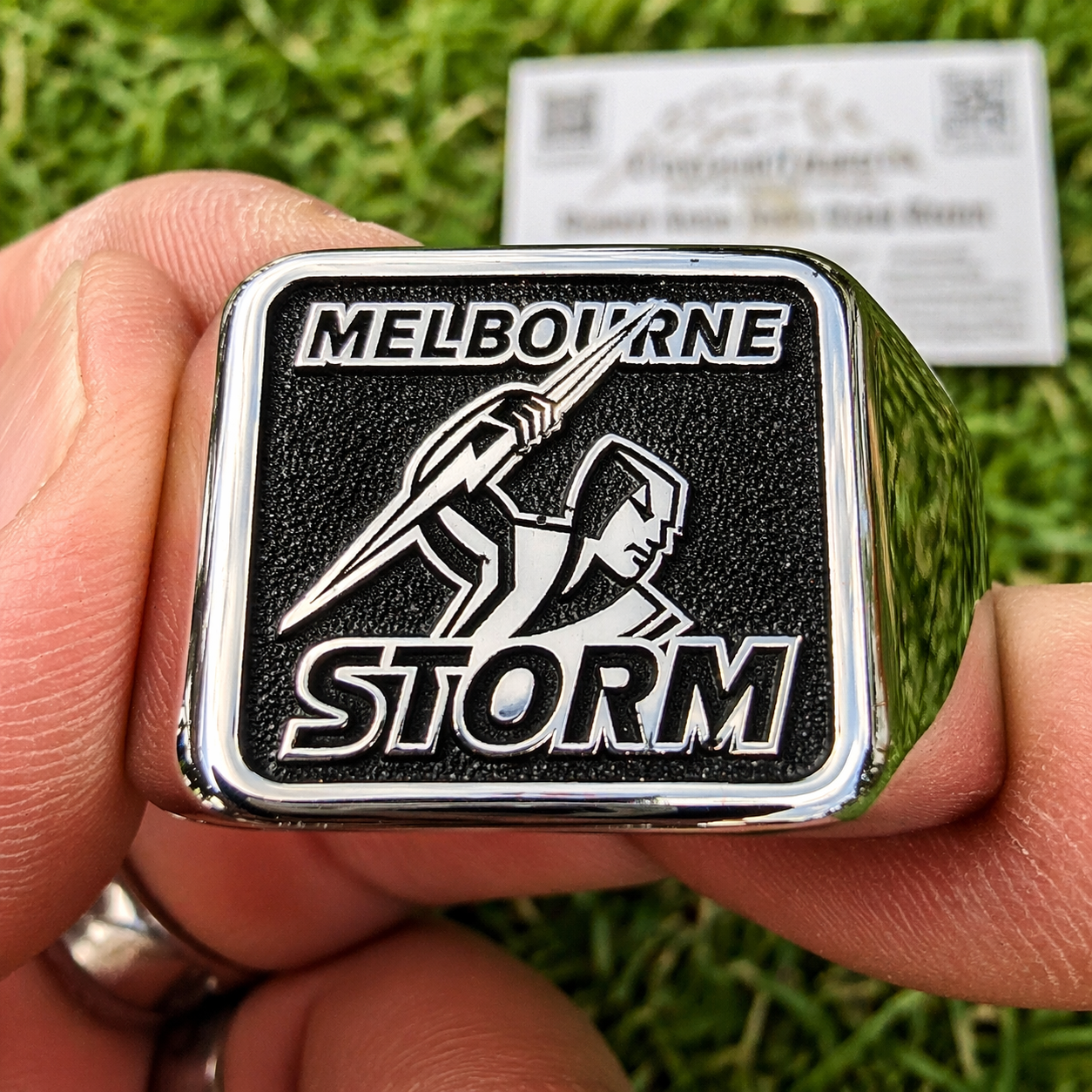 Rugby NRL Stainless steel rings