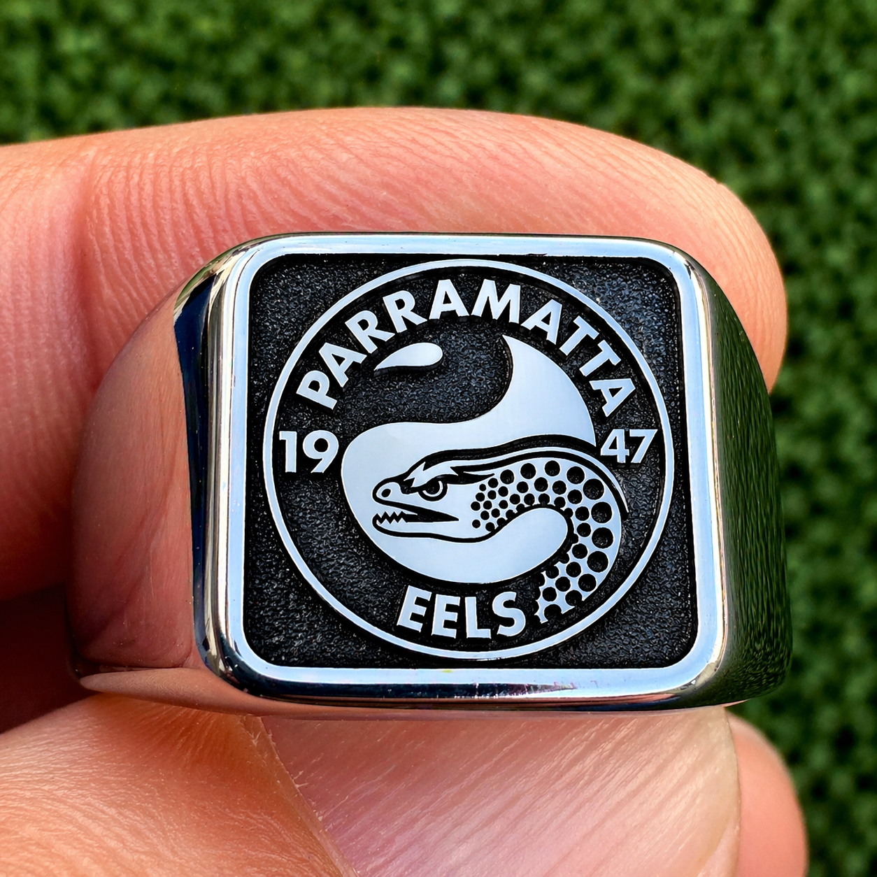 Rugby NRL Stainless steel rings