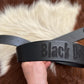 Black Dog Ride Belt (No Buckle)