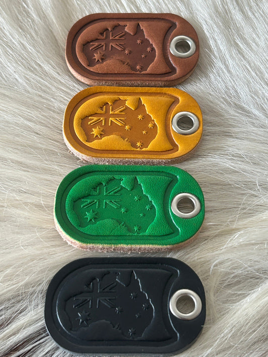 Australian Continent Theme Dog Tag