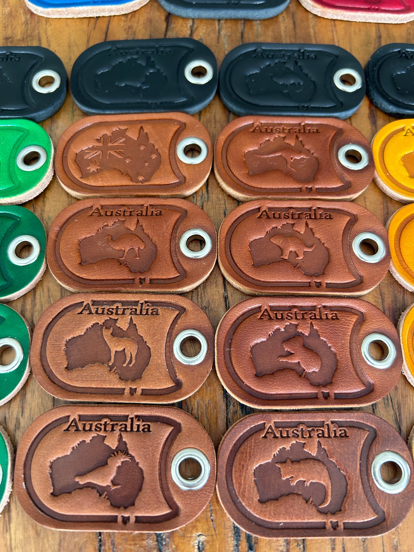 Australian Continent Theme Dog Tag