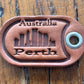 Australian Continent Theme Dog Tag