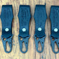 Leather belt hanger key fob.