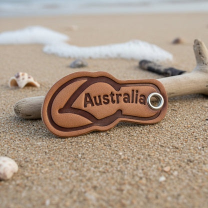Leather Thong keytag