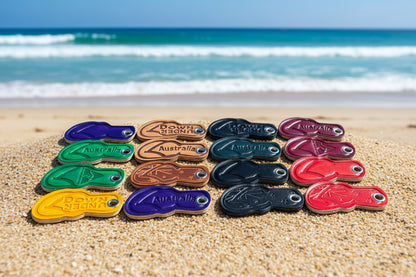 Leather Thong keytag
