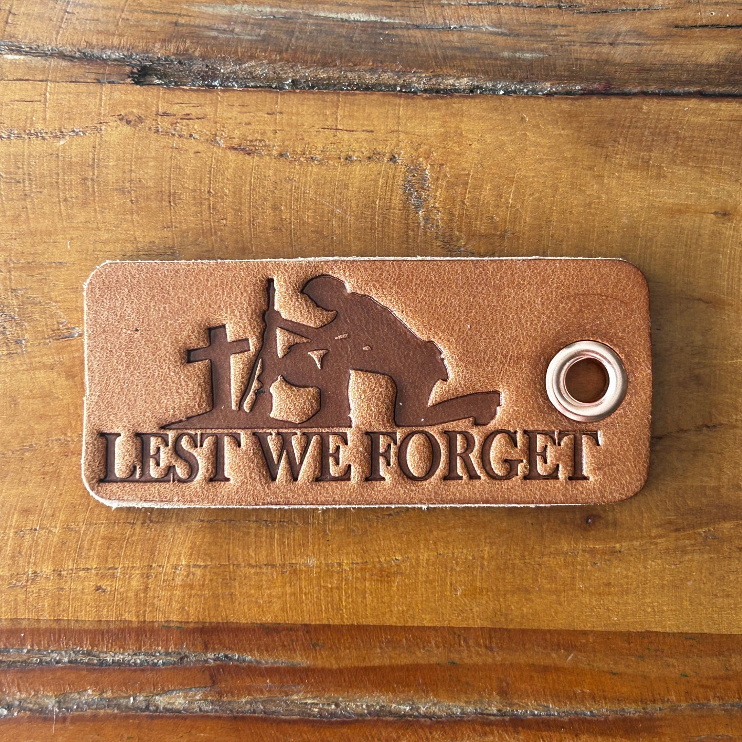 Anzac keytag rectangular