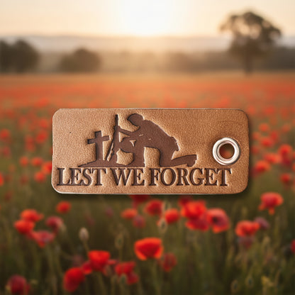 Anzac keytag rectangular