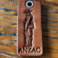 Anzac keytag rectangular