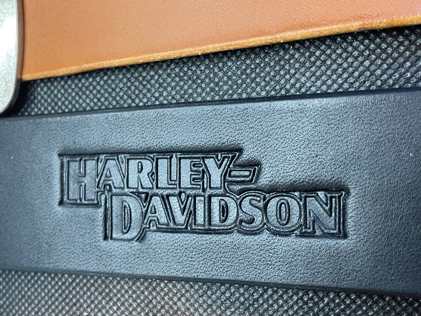 Harley Davidson Belt and belt buckle.