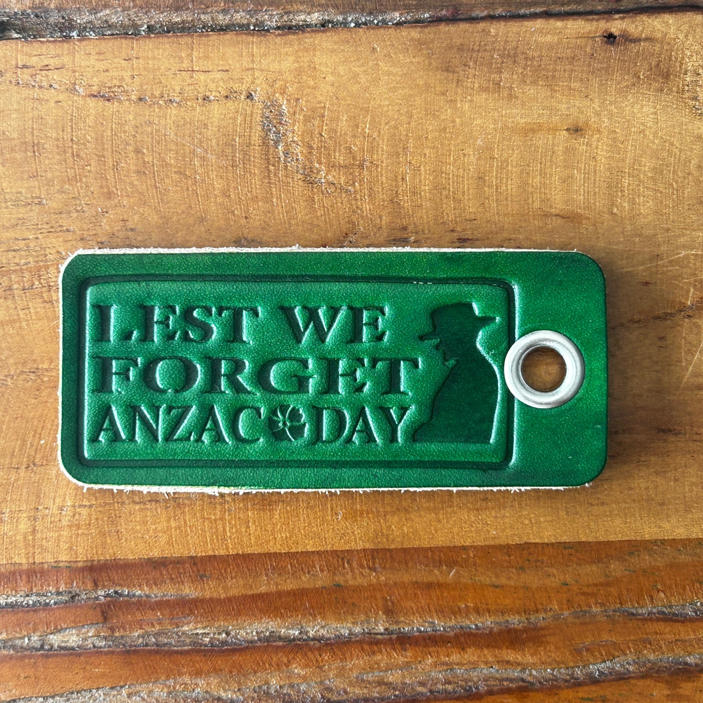 Anzac keytag rectangular