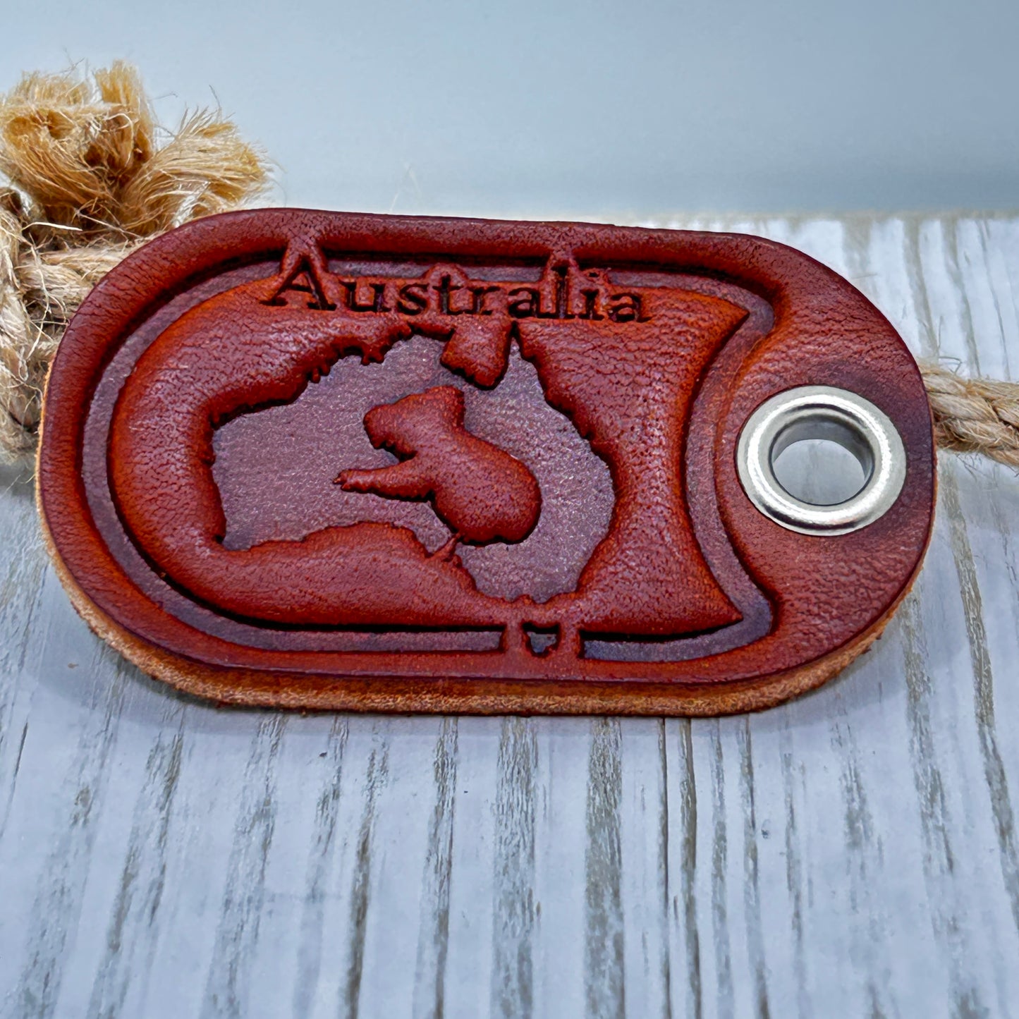 Australian Continent Theme Dog Tag