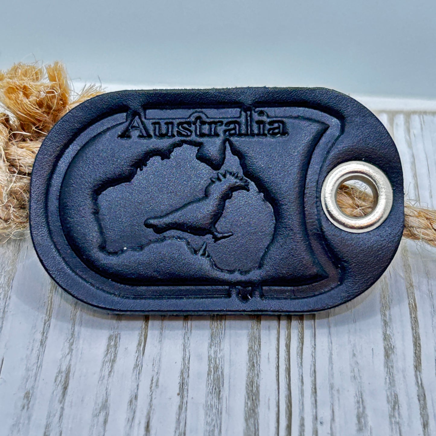 Australian Continent Theme Dog Tag