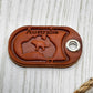 Australian Continent Theme Dog Tag