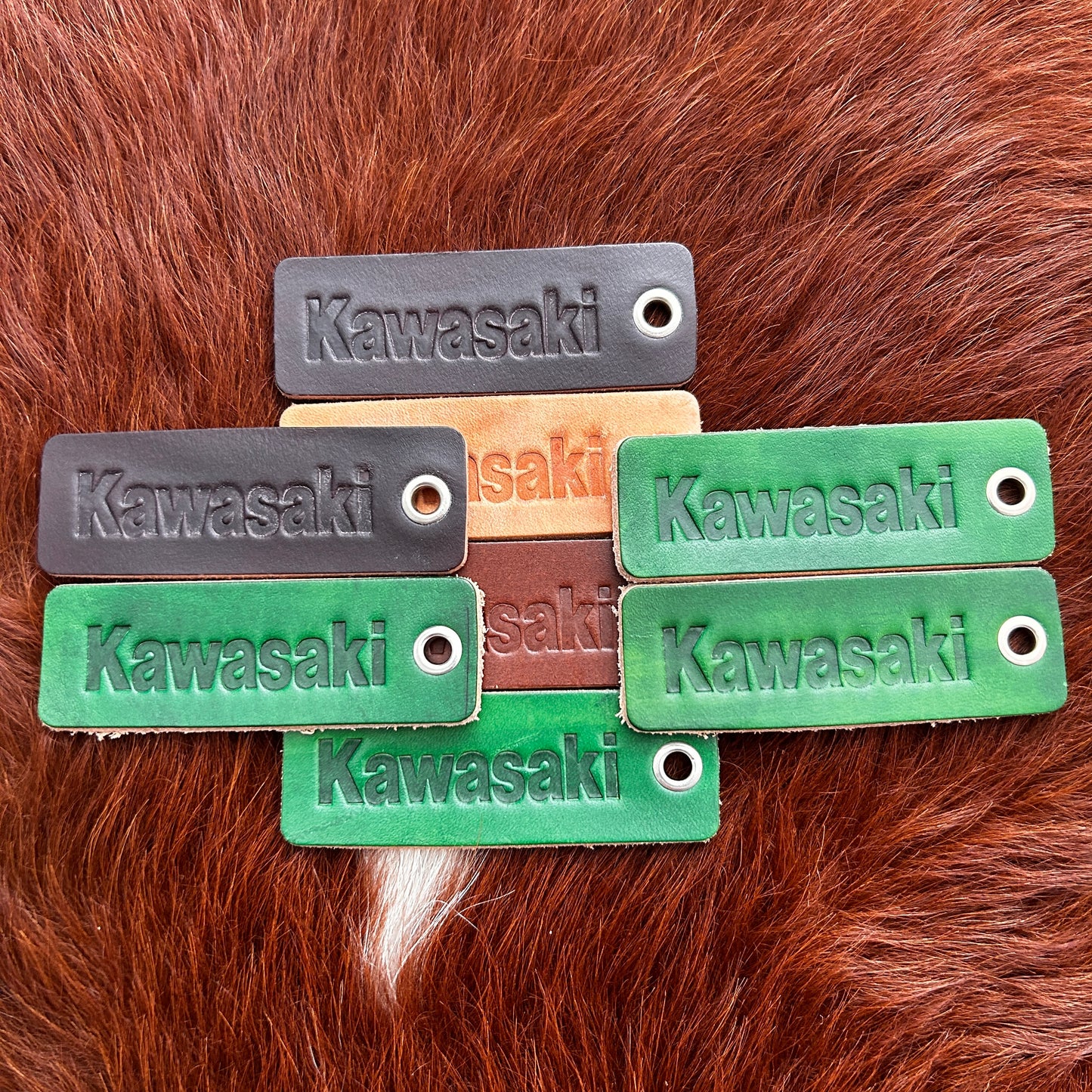 Kawasaki motorcycle keytag