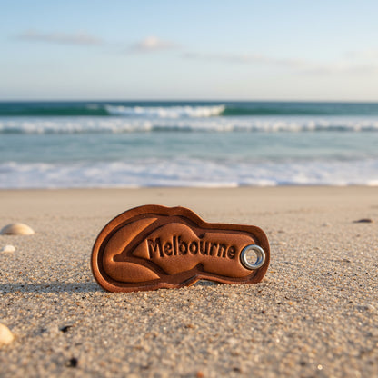 Leather Thong keytag