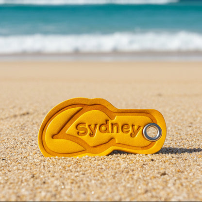Leather Thong keytag