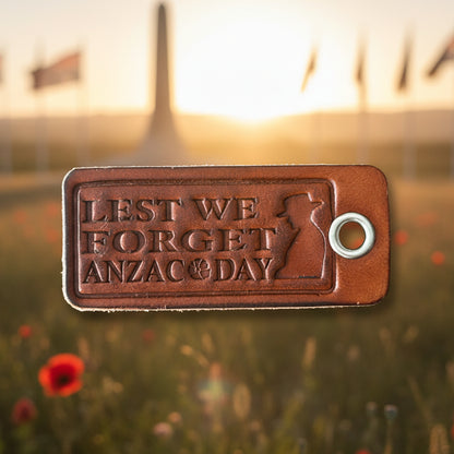 Anzac keytag rectangular
