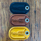 Custom leather keytags