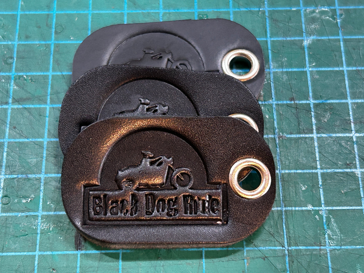 Black Dog Ride dog tags