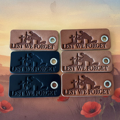 Anzac keytag rectangular
