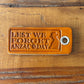 Anzac keytag rectangular