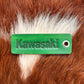 Kawasaki motorcycle keytag