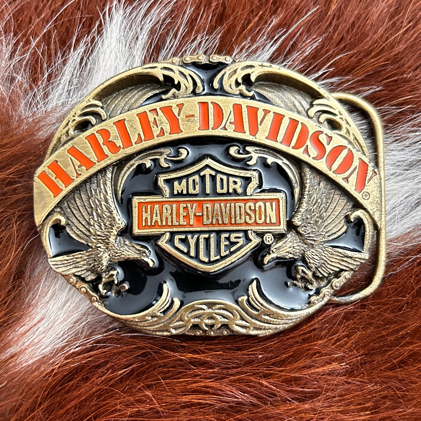 Harley Davidson Belt and belt buckle.